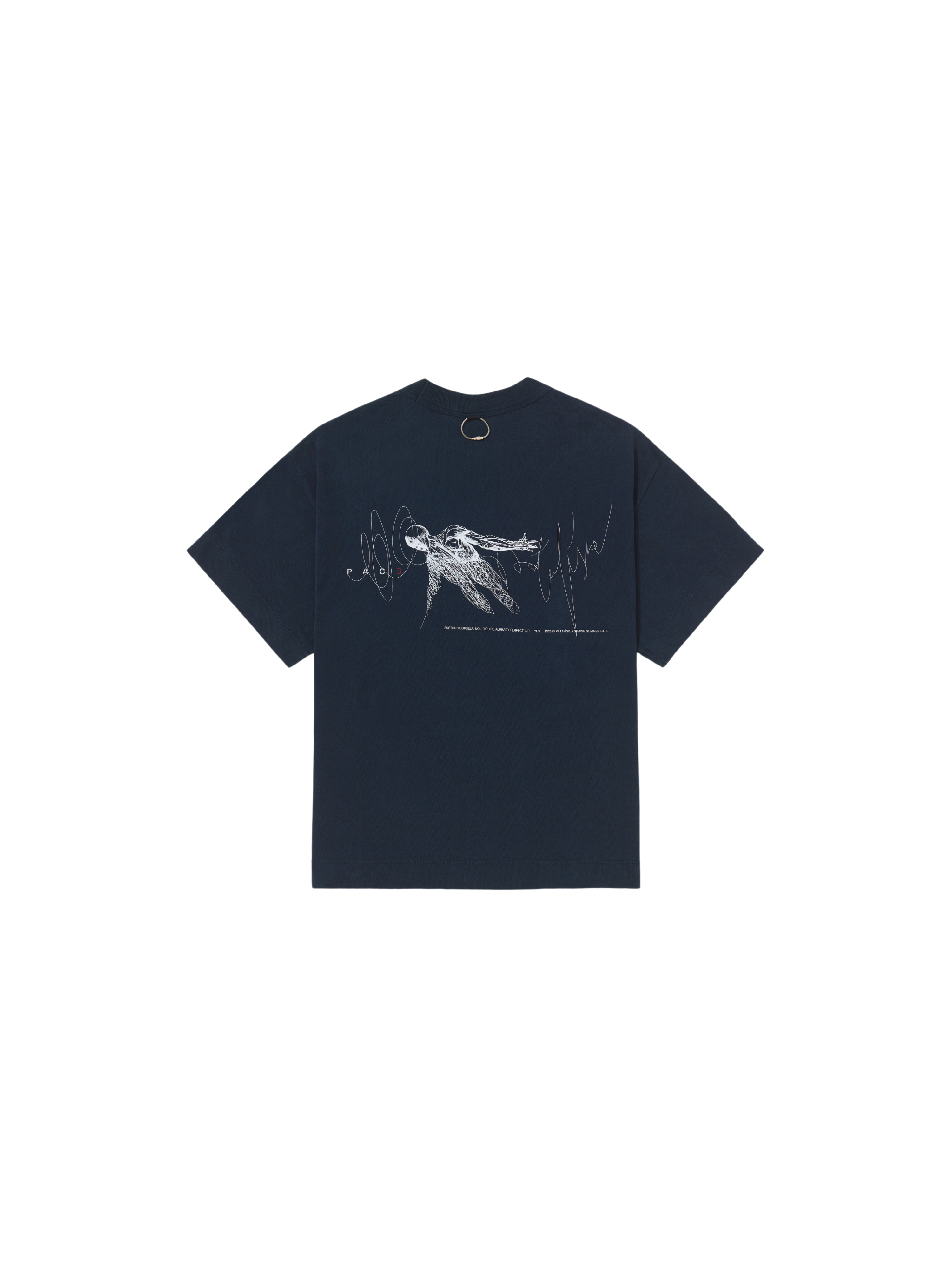 Sketch Yourself Tee "Navy Blue"